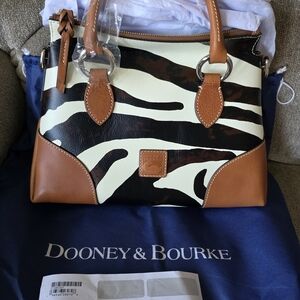 Dooney and Bourke Zebra Satchel 30